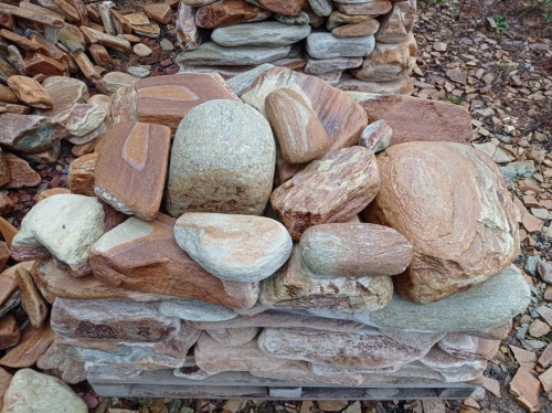 Златолит жёлтый, жёлто-зелёный глыбки и валуны для ланшафтного дизайна купить в Абакане