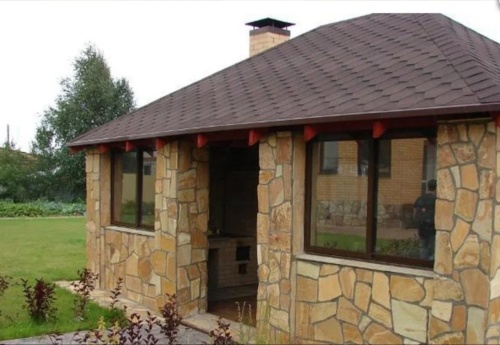 Плитняк златолит жёлтый золотистый для фасада 1,5-3см купить в Абакане