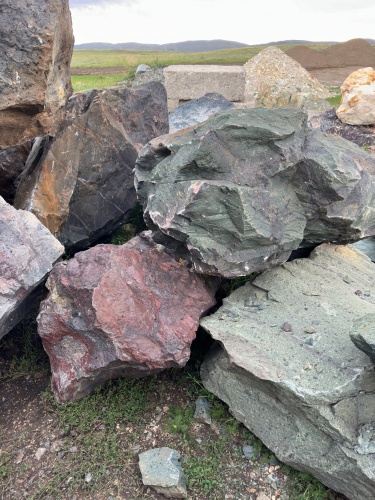 Камни для ландшафтного дизайна зелёные 10-60 килограмм купить в Абакане