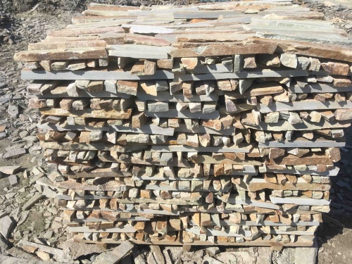 Горбушка златолит золотистый для облицовки купить в Абакане