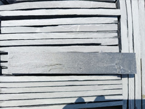 Плитка чёрная из натурального камня фасадная 30 см * 5 см, толщина 7 мм -30 мм купить в Абакане